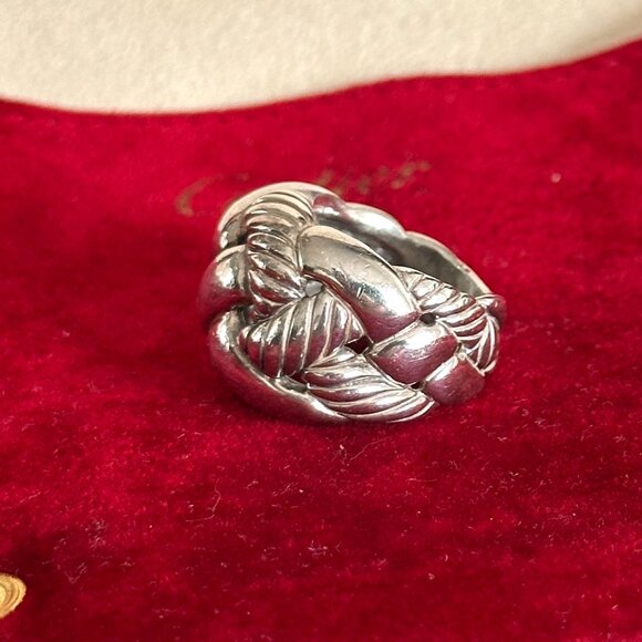 David Yurman Belmont Curb Ring – Sterling Silver, Size 7 Discontinued Rare Model - Picture 5 of 8